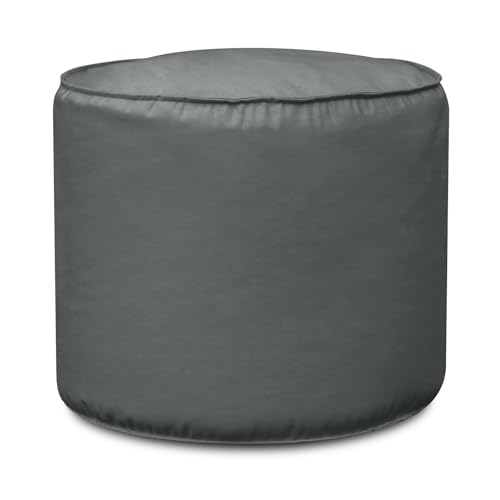 Deshome - Sitzhocker Sitzpouf Outdoor Pouf rund Ø 60 cm mit abnehmbarem Bezug für den Garten: Sitzsack mit Füllung, Design Bean Bag Chair Light Pouf Grau Deshome - Sitzhocker Sitzpouf Outdoor Pouf rund Ø 60 cm mit abnehmbarem Bezug für den Garten: Sitzsack mit Füllung, Design Bean Bag Chair Light Pouf Grau von Deshome