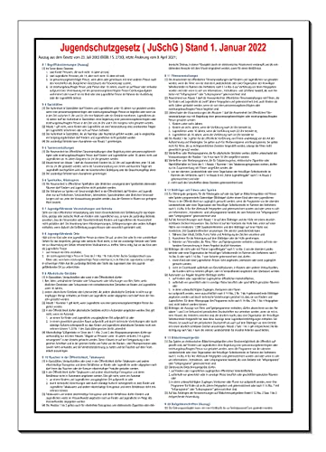Jugendschutzgesetz oder Hinweise zum Jugendschutzgesetz - Stand Januar 2022-Schild aus Aluminium Verbund-300 x 200 x 3 mm-Warnschild-Hinweisschild-Türschild (1408 Jugendschutz m. Klebepads) von Desi-Schilder