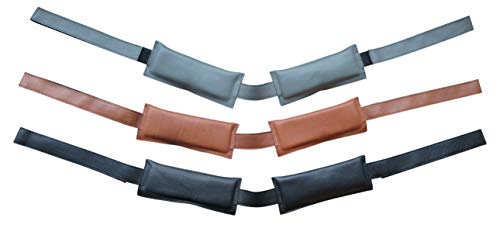 Leder-Türkissen-Tür-Kissen-Türstopper-Fensterstopper-Türpuffer-Kein lautes zuschlagen oder zufallen der Tür (8054 mittelgrau) von Desi-Schilder