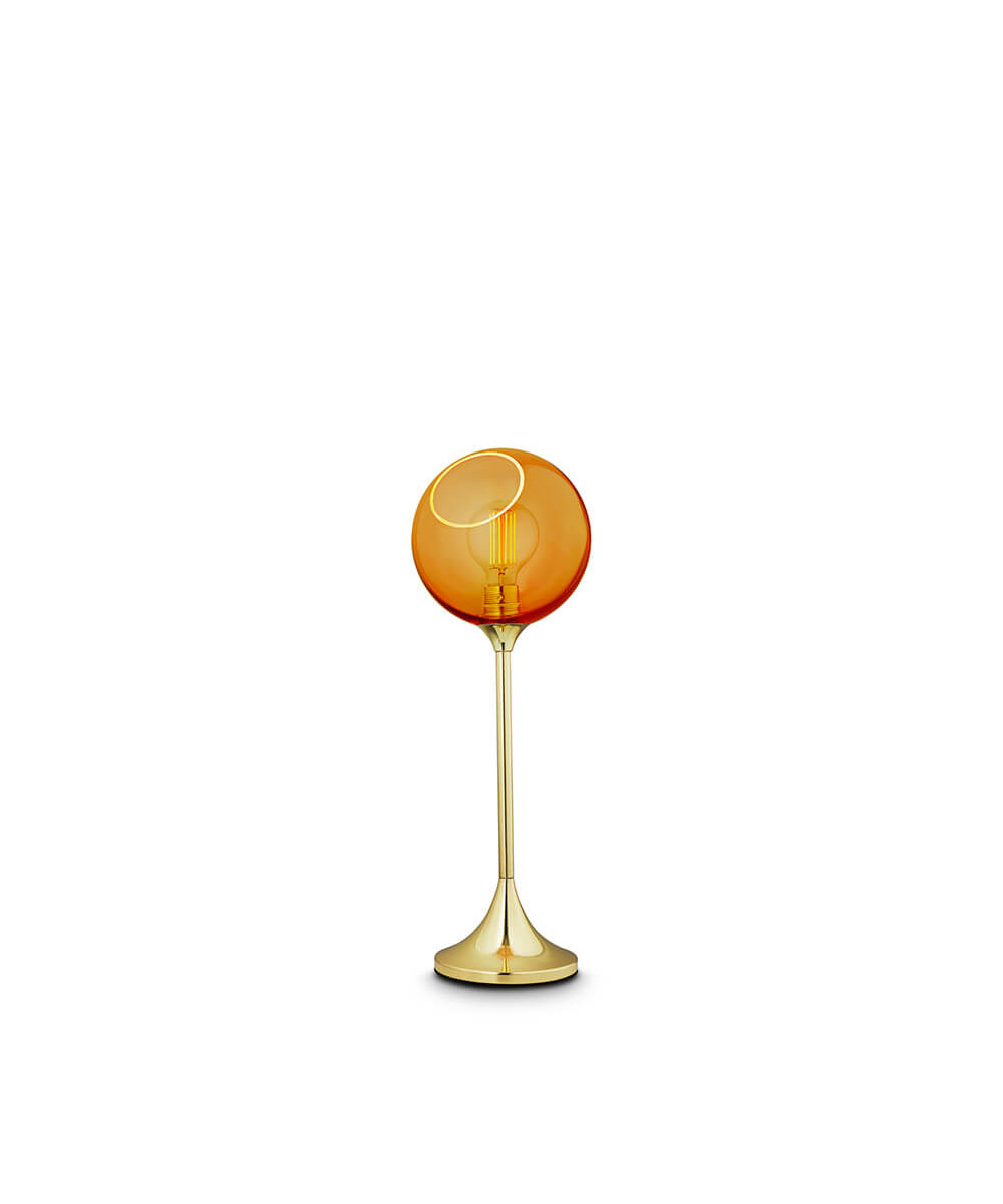 Design By Us - Ballroom Tischleuchte Amber/Gold von Design By Us