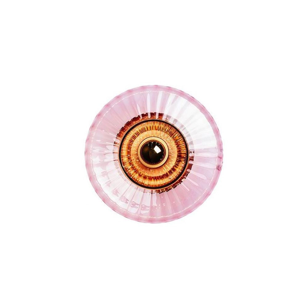 Design By Us - New Wave Optic Wandleuchte Rose/Gold von Design By Us