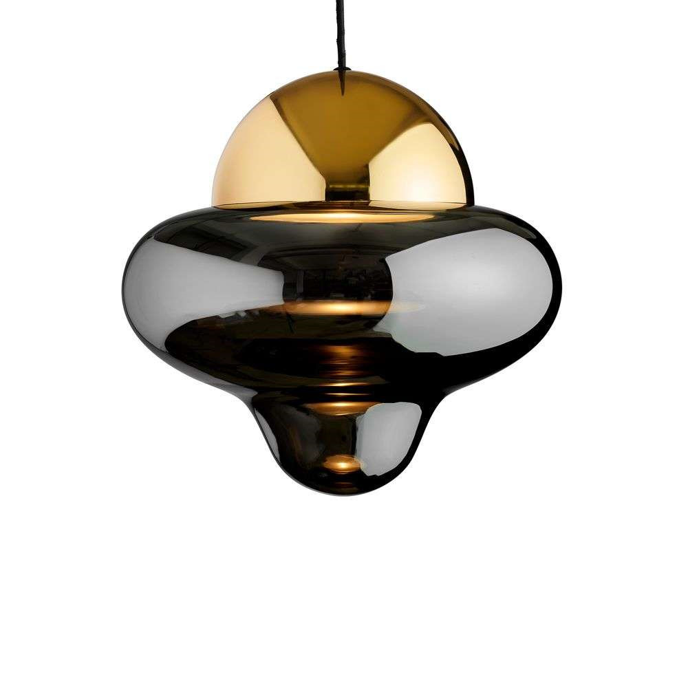 Design By Us - Nutty XL Pendelleuchte Smoke/Gold von Design By Us