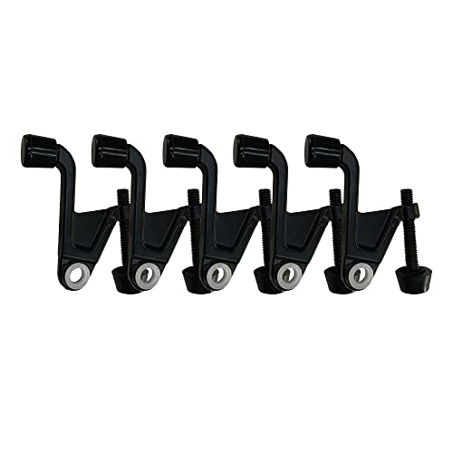 5er Pack Jumbo Scharnierstift Türstopper in Mattschwarz von Design House