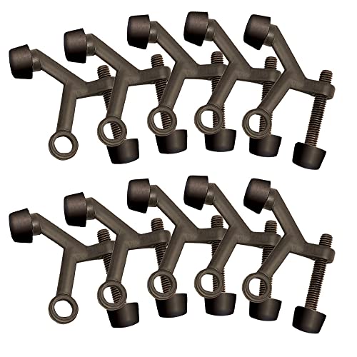 Design House 181800 Scharnierstift Wandschutz mit Gummispitze Verstellbare Türstopper, Oil Rubbed Bronze, 10 Pack Design House 181800 Scharnierstift Wandschutz mit Gummispitze Verstellbare Türstopper, Oil Rubbed Bronze, 10 Pack von Design House