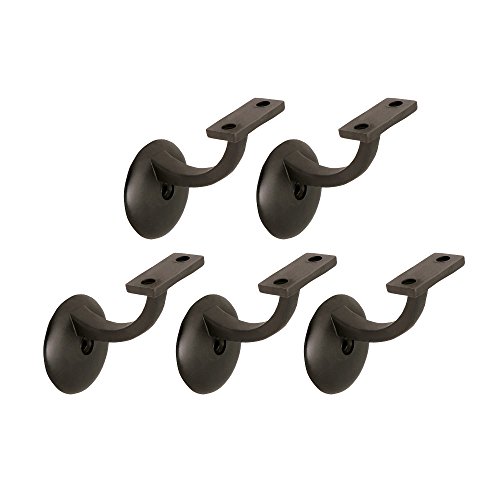 Design House 182048 Jumbo Handlauf Halterung, 5er Pack, Öl eingerieben Bronze von Design House