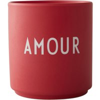 Design Letters - AJ Favourite Porzellan Becher, Amour / rot von Design Letters