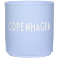 Design Letters - AJ Favourite Porzellan Becher, Copenhagen / dusty blue von Design Letters