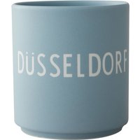 Design Letters - AJ Favourite Porzellan Becher, Düsseldorf / light blue von Design Letters