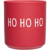 Design Letters - AJ Favourite Porzellan Becher, Ho Ho Ho / faded rose von Design Letters