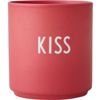 Design Letters - AJ Favourite Porzellan Becher, Kiss / red berry von Design Letters