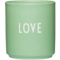 Design Letters - AJ Favourite Porzellan Becher, Love / green bliss von Design Letters