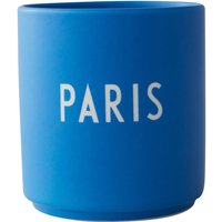 Design Letters - AJ Favourite Porzellan Becher, Paris / blau von Design Letters