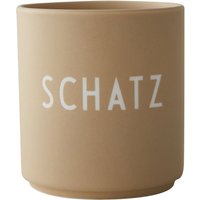 Design Letters - AJ Favourite Porzellan Becher, Schatz / beige von Design Letters