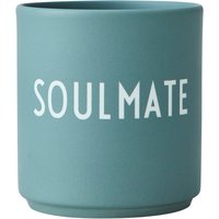 Design Letters - AJ Favourite Porzellan Becher, Soulmate / dusty green von Design Letters