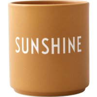 Design Letters - AJ Favourite Porzellan Becher, Sunshine / gelb von Design Letters