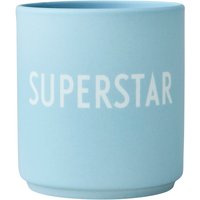 Design Letters - AJ Favourite Porzellan Becher, Superstar / soft blue von Design Letters