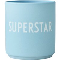 Design Letters - AJ Favourite Porzellan Becher, Superstar / soft blue von Design Letters