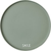 Design Letters - AJ Favourite Porzellan Teller, Smile / grün von Design Letters