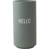 Design Letters - AJ Favourite Porzellan Vase, Hello / grün von Design Letters