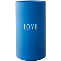 Design Letters - AJ Favourite Porzellan Vase, Love / kobaltblau von Design Letters