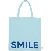 Design Letters - AJ Favourite Tragetasche, Smile / ice blue von Design Letters