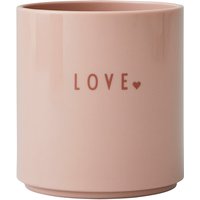 Design Letters - AJ Mini Favourite Tritan Becher, Love / nude von Design Letters