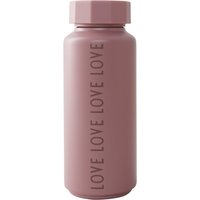 Design Letters - AJ Thermosflasche Hot & Cold 0,5 l, Love / ash rose (Sonderedition) von Design Letters