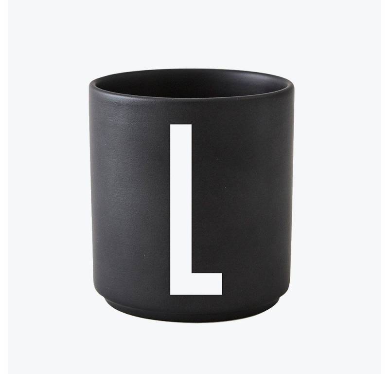 Design Letters Becher Porzellanbecher Schwarz L, Porzellan Design Letters Becher Porzellanbecher Schwarz L, Porzellan von Design Letters
