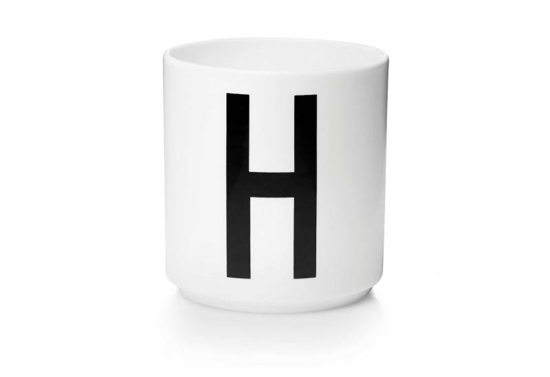 Design Letters Becher Porzellanbecher Weiß H, Porzellan Design Letters Becher Porzellanbecher Weiß H, Porzellan von Design Letters