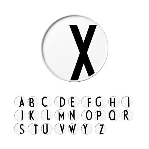 Design Letters Buchstaben Teller Weiß (A-Z) | Porzellan Geschirr | Personalisierte Geschenke, Hochzeitsgeschenk | Ideal als Speiseteller, Dessertteller, Frühstücksteller, Deko teller, Kuchenteller von Design Letters
