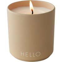 Design Letters - Duftkerze, Hello / beige von Design Letters