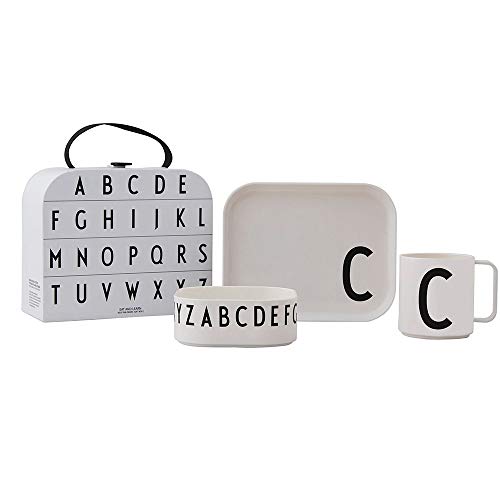 Design Letters Eat & Learn Tritan Suitcase | Kinder Trinkbecher & Trinklernbecher | Kinderteller, Kinderschale | Tritan Geschirr | Geschenke für Schulanfang von Design Letters