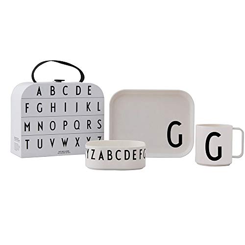 Design Letters Tritan Suitcase | Personalisierte Geschenke Baby | Geschenke zur Einschulung, Einschulung Geschenk, Taufgeschenke | Trinkbecher Kinder, Kinderteller, Baby Schüssel | Kindergeschirr | G von Design Letters