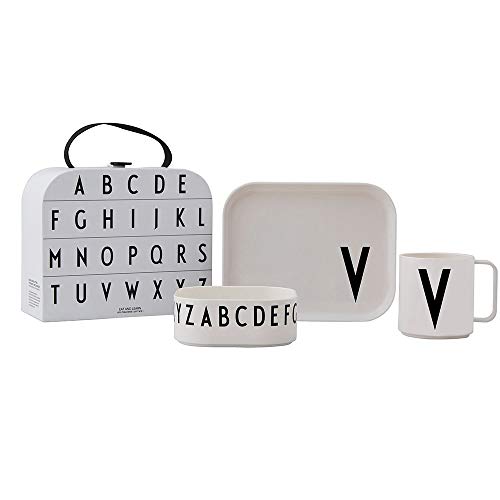 Design Letters 20201500V Geschirr, Tritan, Weiß von Design Letters