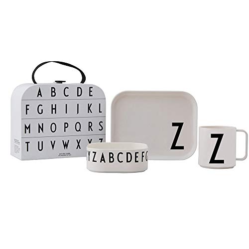 Design Letters Tritan Suitcase | Personalisierte Geschenke Baby | Geschenke zur Einschulung, Einschulung Geschenk, Taufgeschenke | Trinkbecher Kinder, Kinderteller, Baby Schüssel | Kindergeschirr | Z von Design Letters