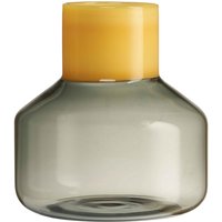Design Letters - Generous Vase medium, milky yellow / smoke von Design Letters
