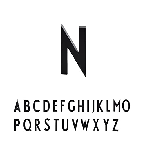 Design Letters Hausbuchstaben/Hausnummer Edelstahl Schwarz | 5cm/10cm | Türnummer | Straßennummer | Türschild Personalisiert | Befestigungsschrauben & Klebeband sind separat erhältlich | Größe 5cm N Design Letters Hausbuchstaben/Hausnummer Edelstahl Schwarz | 5cm/10cm | Türnummer | Straßennummer | Türschild Personalisiert | Befestigungsschrauben & Klebeband sind separat erhältlich | Größe 5cm N von Design Letters
