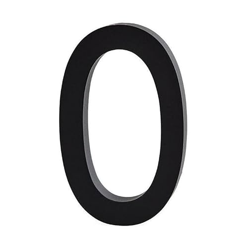 Design Letters Hausbuchstaben/Hausnummer Edelstahl Schwarz | 5cm/10cm | Türnummer | Straßennummer | Türschild Personalisiert | Befestigungsschrauben & Klebeband sind separat erhältlich | Größe 5cm O Design Letters Hausbuchstaben/Hausnummer Edelstahl Schwarz | 5cm/10cm | Türnummer | Straßennummer | Türschild Personalisiert | Befestigungsschrauben & Klebeband sind separat erhältlich | Größe 5cm O von Design Letters