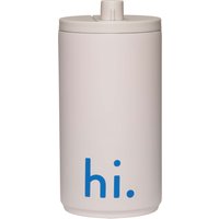 Design Letters - Hi Travel Becher, 0.35 l, pastel beige von Design Letters