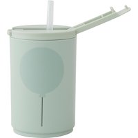 Design Letters - Kids life Trinkhalm-Becher 330 ml, hellgrün von Design Letters
