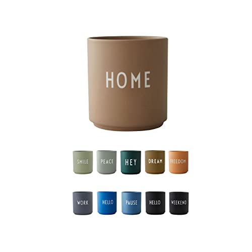 Design Letters Lieblings becher HOME | Tasse mit Spruch | Dekorative Kaffeetasse | Perfekte Weihnachts und Neujahrs kollektions geschenke für Familie, Freunde | kaffeebecher porzellan von Design Letters