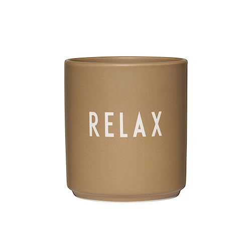 Design Letters Lieblingsbecher Kamel Relax Tasse | Kaffeebecher Porzellan | Dekorativ Kaffeetassen | Personalisierte Geschenke für Freundin, Hochzeitsgeschenk | Tasse Mit Spruch | Teetasse 250 Ml von Design Letters