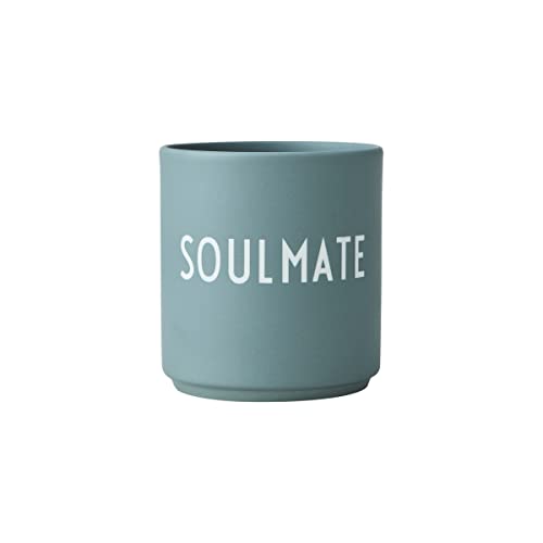 Design Letters kaffeebecher FREUNDSCHAFT | SOULMATE | Tasse mit Spruch | Dänisches Design Lieblingsbecher zu Geschenke für Frauen, männer | Kaffeebecher Porzellan | Dekorativer kaffebecher von Design Letters