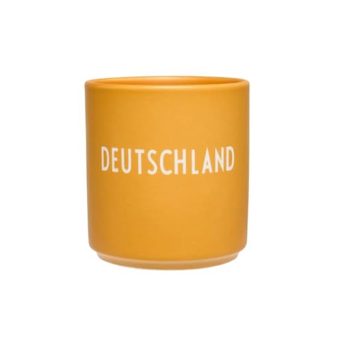 Design Letters Lieblingsbecher DEUTSCHLAND Tasse | Kaffeebecher Porzellan | Dekorativ Kaffeetassen | Personalisierte Geschenke für Freundin, Hochzeitsgeschenk | Tasse Mit Spruch | Teetasse 250 Ml von Design Letters