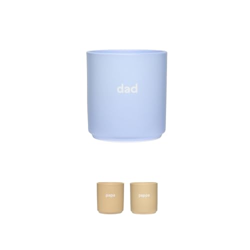 Design Letters Lieblingsbecher FAMILIE | DAD Tasse | Vatertag tasse mit spruch | Personalisierte Vatertag Geschenke für papa | Dekorativ Kaffeetasse | Tasse für papa | Kaffeebecher Porzellan von Design Letters