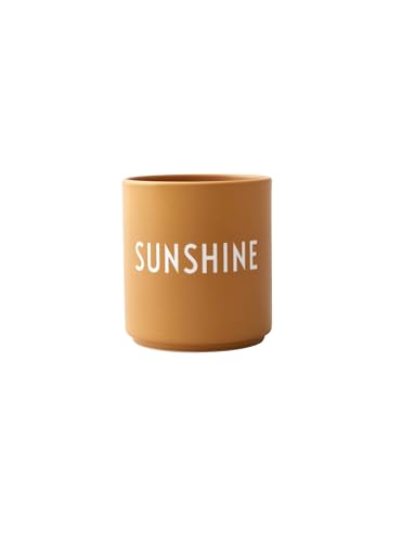 Design Letters Lieblingsbecher FREUNDSCHAFT & LIEBE | SUNSHINE | Tasse mit spruch | Personalisierte Geschenke für Lieblingsmensch | Dekorativ Kaffeetasse | Persönlich Geschenk| Kaffeebecher Porzellan von Design Letters