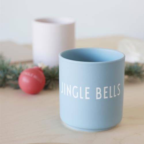 Design Letters Lieblingsbecher JINGLEBELLS | Weihnachtstassen Ideal für Weihnachtsdeko, Weihnachtsgeschenke für Frauen & Männer, Tischdeko Weihnachten | Porzellan Weihnachtstasse | Kaffeetassen 250 Ml von Design Letters