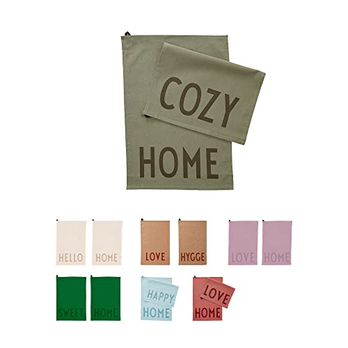 Design Letters Lieblings 2er Set Geschirrtücher 60x40 cm | 100% Bio-Baumwolle geschirrhandtücher, spültücher | küchenhandtücher mit Oeko-Tex-Zertifiziert, weich, saugfähig und trocknet schnell Design Letters Lieblings 2er Set Geschirrtücher 60x40 cm | 100% Bio-Baumwolle geschirrhandtücher, spültücher | küchenhandtücher mit Oeko-Tex-Zertifiziert, weich, saugfähig und trocknet schnell von Design Letters