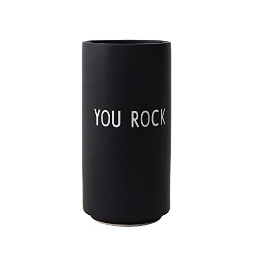 Design Letters Lieblings vase You Rock | Geschenke für sie, ihn, Frauen, männer | skandinavische deko vase für Wohnzimmer, büro deko| Wohnungsdeko für frische Blumen, trockenblumenstrauß von Design Letters