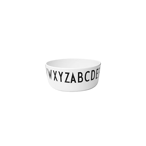 Design Letters Melamin Schale, Schüssel, Schälchen, BPA-Frei - Durchmesser: 11cm. (Weiß) von Design Letters
